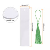 Aluminum Sublimation Double Sided Bookmark with Tassle Pack of 10