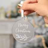 Mirror Acrylic 3" Ornament Pack of 3