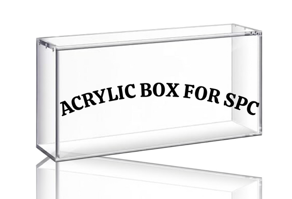 Dhyana Premium Acrylic Display Box Protector for Super Premium Prismatic Collection, Clear Thick Acrylic Display Box, Strong Magnetic Lid , Exclusive SPC Ultra Holder