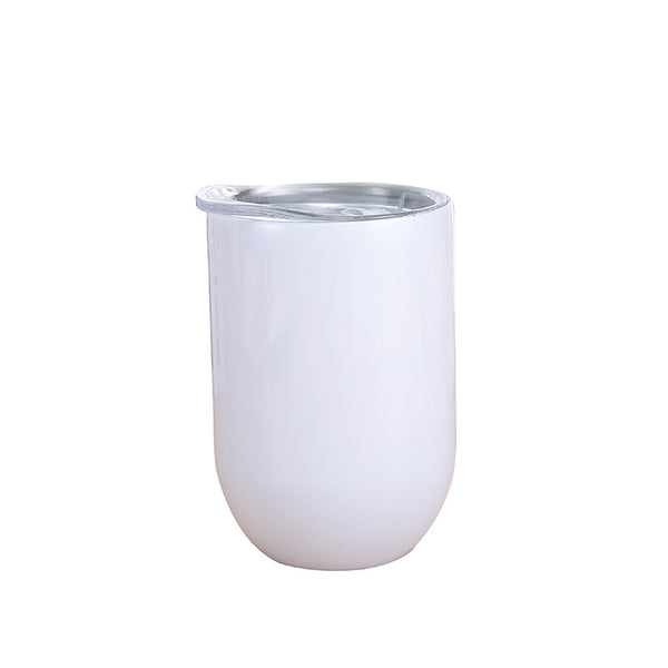 Stainless Steel Sublimation Straight Wine Tumbler - 12oz.