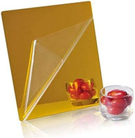 Gold Mirror Acrylic Plexiglass Sheets 1/8” Thick (3mm)