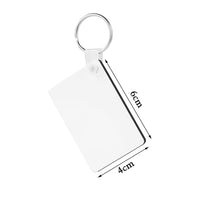 MDF Sublimation Rectangle With Key Ring Pack of 12