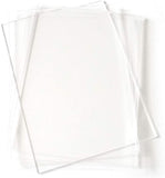Acrylic Clear 5"x7" Blank Sign 1.5mm Pack of 10