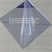 Mirror Acrylic Plexiglass Sheets 1/8” Thick (3mm)