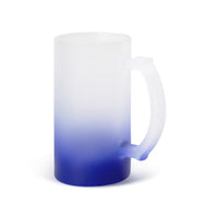 16 oz. Sublimation Glass Beer Mug in Gradient Color