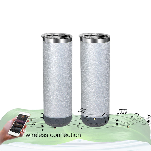 20oz Speaker Tumblers  Bluetooth Speaker Sublimation Tumblers