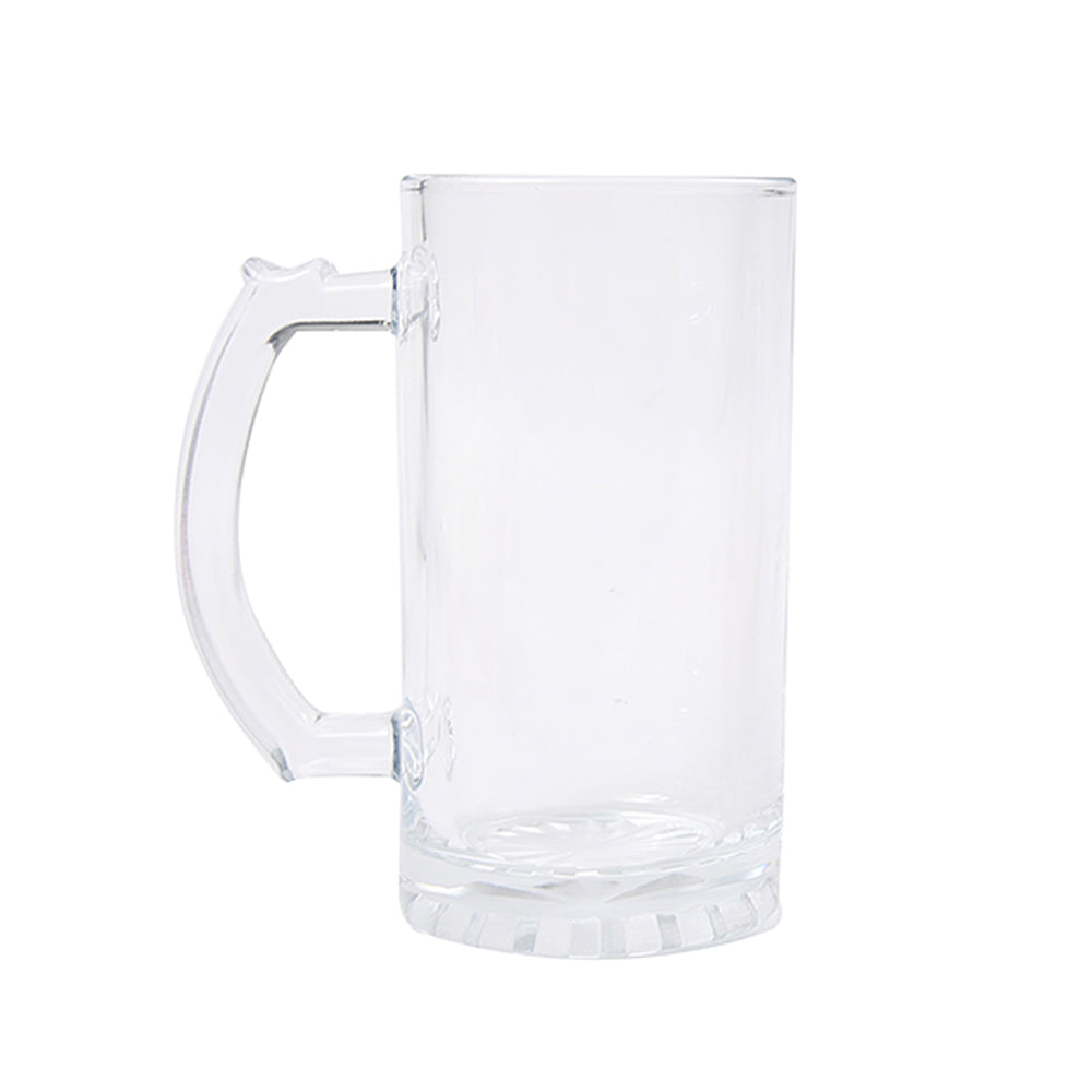 Sublimation 16oz Beer Stein Clear Glass Blanks and Bits