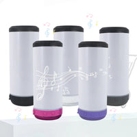 16oz Sublimation  4 in 1 Bluetooth Speaker  Can Cooler or Tumbler Dual Lid