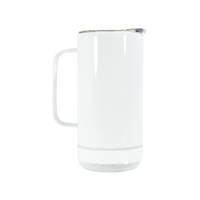 Straight Sublimation 14oz Coffee Mugs with Bluetooth Speaker Bottom
