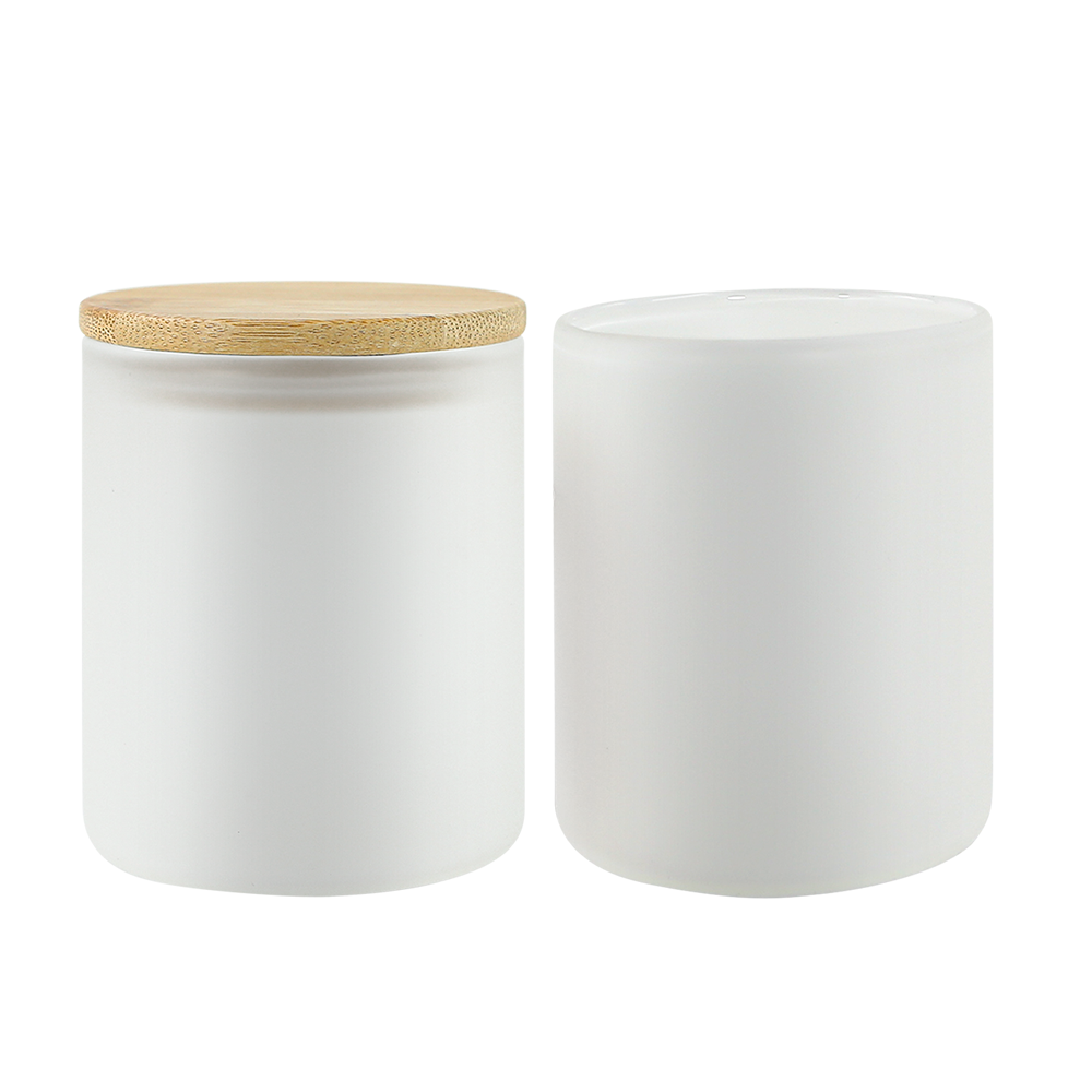 Sublimation Candle Jar Holder Frosted Glass – Blanks and Bits