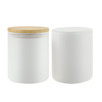 Sublimation Candle Jar Holder Frosted Glass