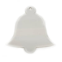 Acrylic Clear Bell Ornament 3" Pack of 10