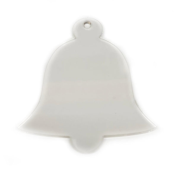 Acrylic Clear Bell Ornament 3" Pack of 10