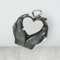 Heart in Hands Keepsake Sublimation Pendant/Hanger