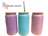 16oz Glitter Libby Glass Can Sublimation Blank