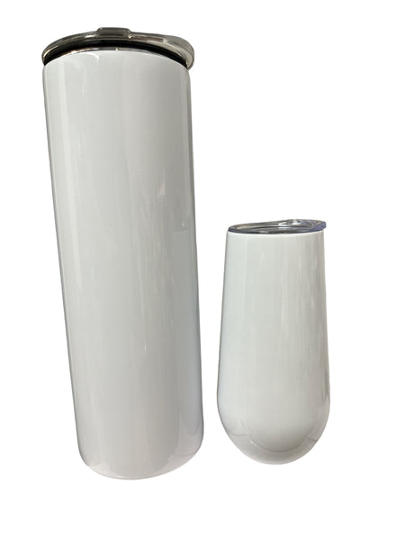 Sublimation frosted wine flute 6oz.