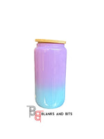 16oz Gradient Libby Glass Can Sublimation Blank