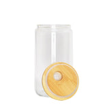 Sublimation Blank 12oz   Glass  Can  with Straw