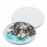 Ceramic Sublimation Coaster Blank Round 4 Inchs Pack of 6