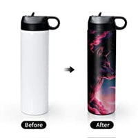 Matte Stainless Steel Water Bottle – All Things Blank