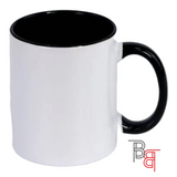 11oz. Sublimation Black Inner And Handle Ceramic Coffee Mug