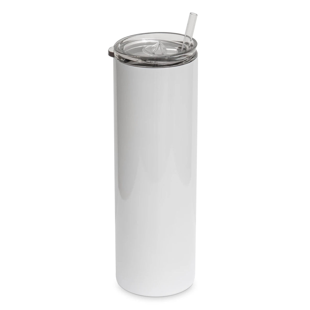 30oz Steel Straight Sublimation Tumbler with Straw & Lid – Blanks and Bits