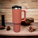 40oz Mega Stainless Steel Travel Tumbler with Handle