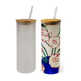 25oz Frosted Glass for Sublimation  Tumbler
